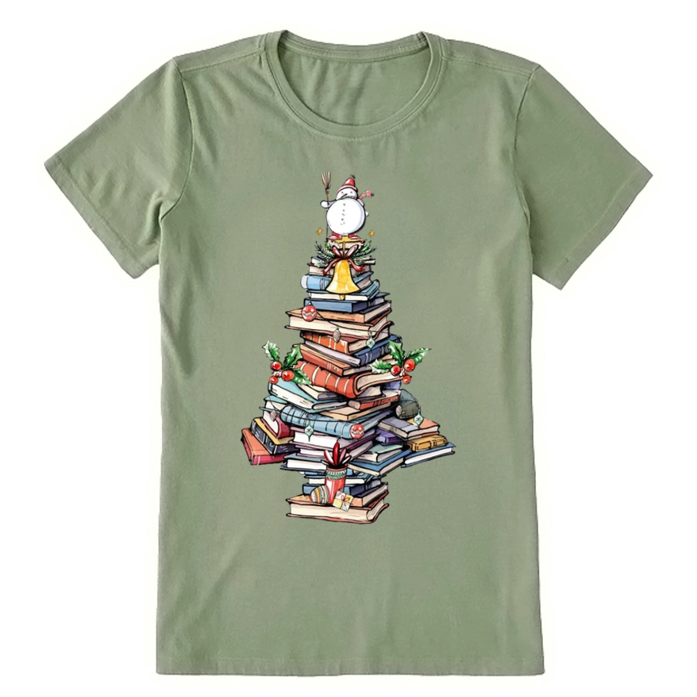 Pagewings Book Christmas Tree Unisex Classic T-shirt