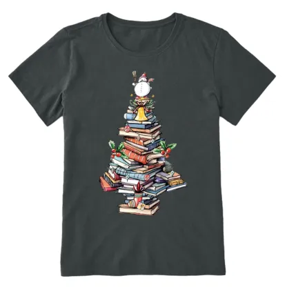 Pagewings Book Christmas Tree Unisex Classic T-shirt