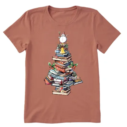 Pagewings Book Christmas Tree Unisex Classic T-shirt