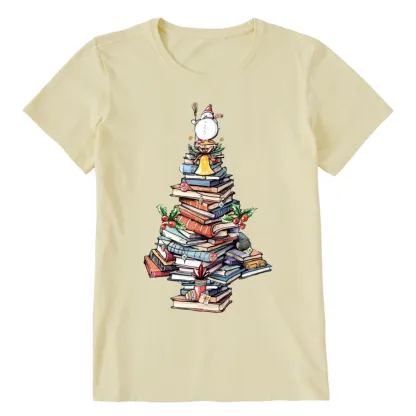 Pagewings Book Christmas Tree Unisex Classic T-shirt