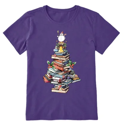 Pagewings Book Christmas Tree Unisex Classic T-shirt