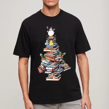 Pagewings Book Christmas Tree Unisex Classic T-shirt