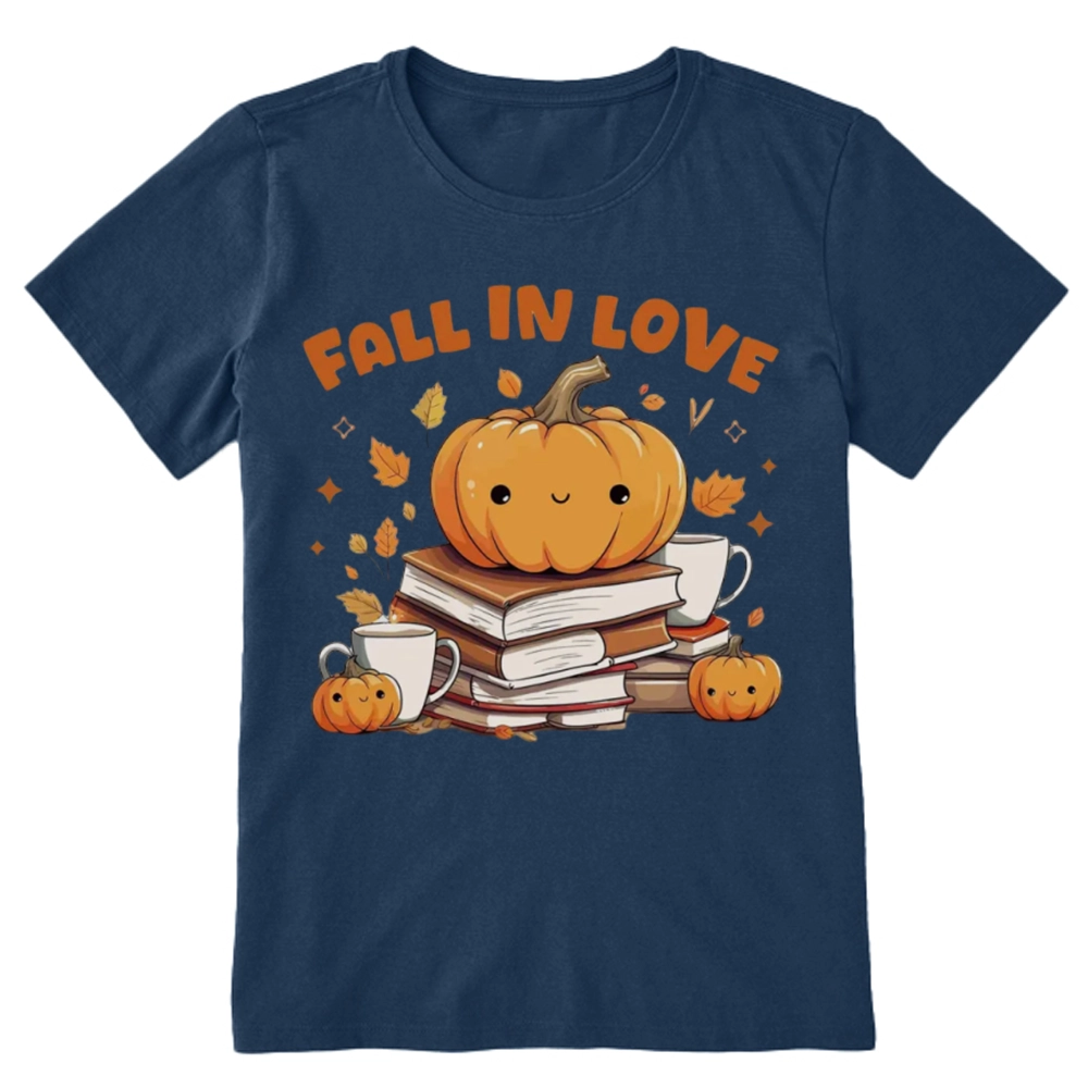 Pagewings Thanksgiving Fall in Love with Reading Unisex Classic T-shirt