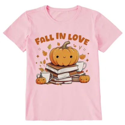 Pagewings Thanksgiving Fall in Love with Reading Unisex Classic T-shirt