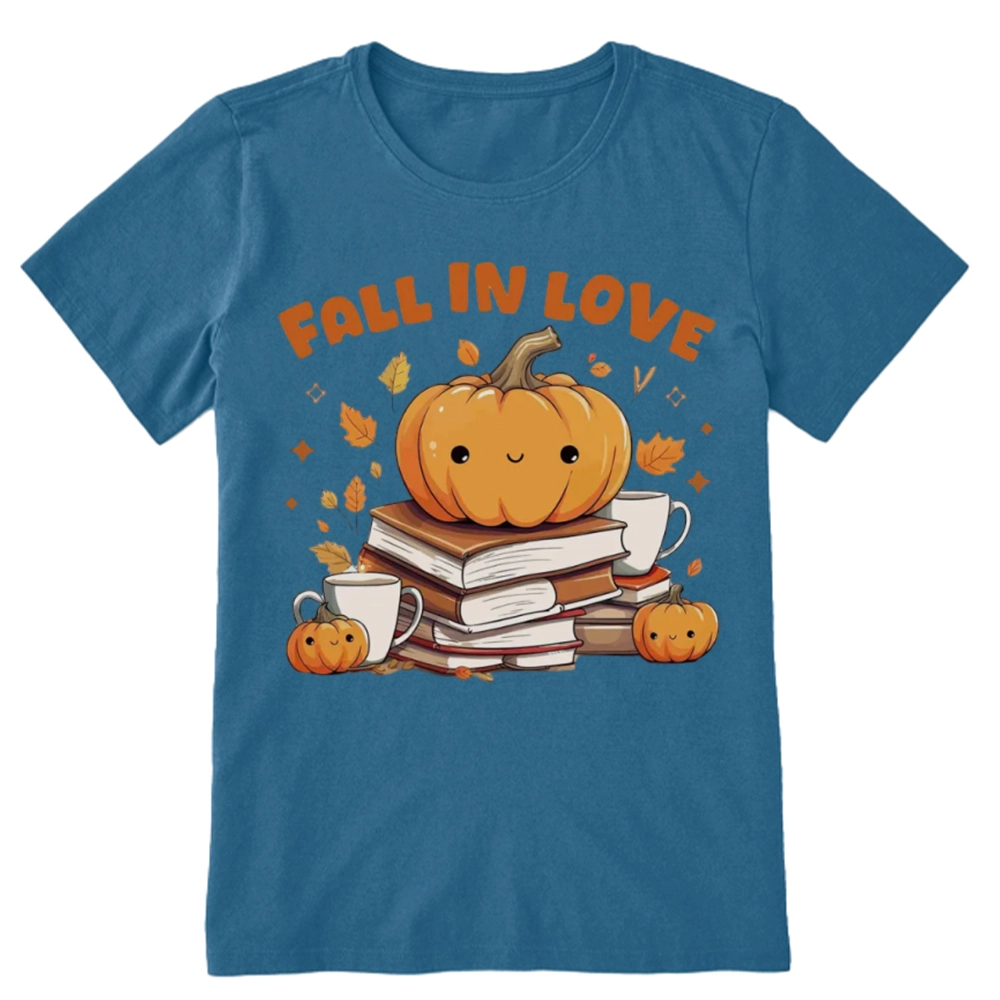 Pagewings Thanksgiving Fall in Love with Reading Unisex Classic T-shirt