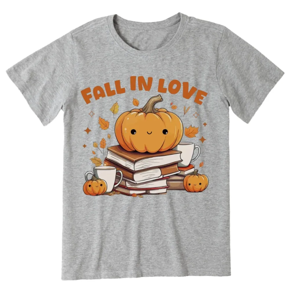 Pagewings Thanksgiving Fall in Love with Reading Unisex Classic T-shirt