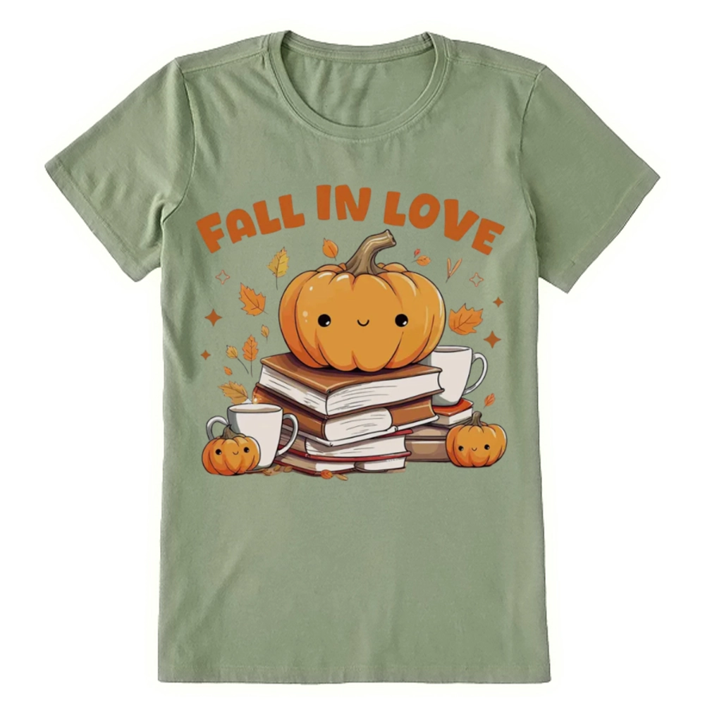 Pagewings Thanksgiving Fall in Love with Reading Unisex Classic T-shirt