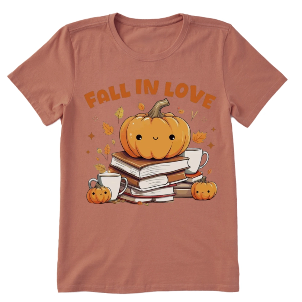 Pagewings Thanksgiving Fall in Love with Reading Unisex Classic T-shirt