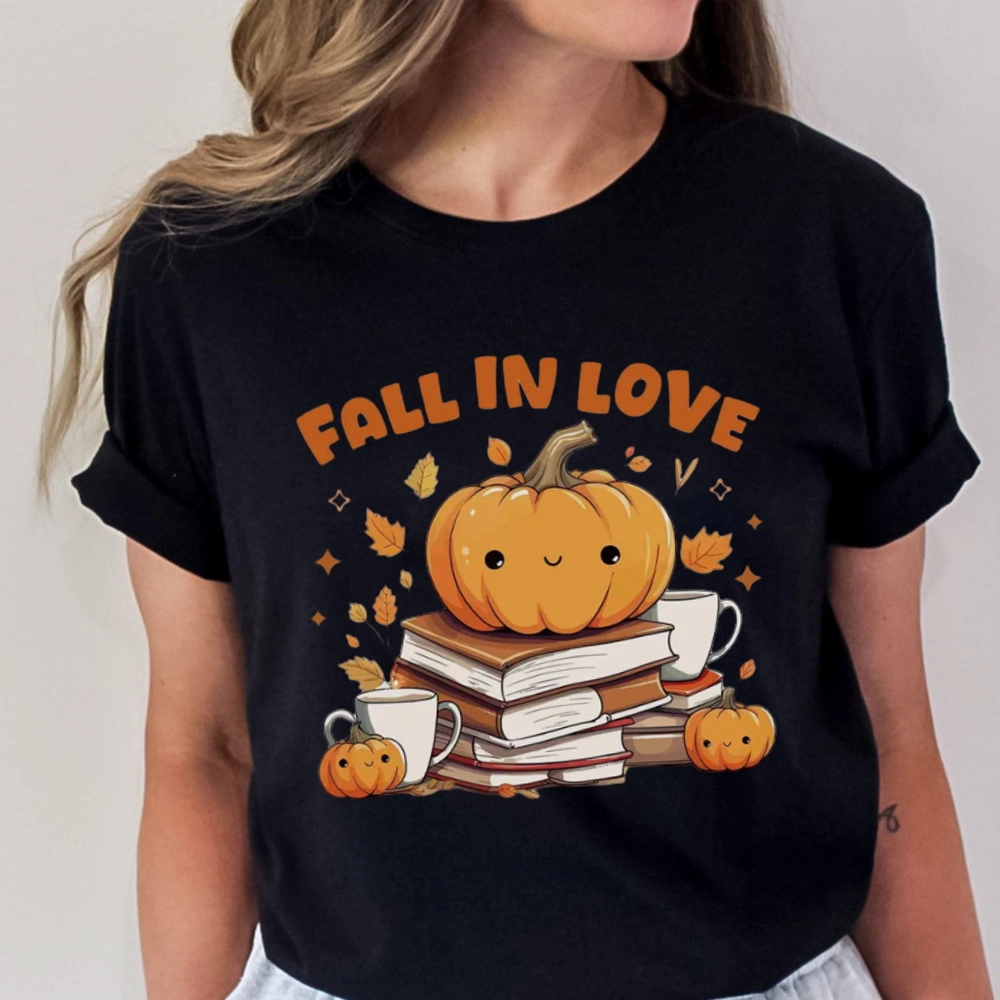 Pagewings Thanksgiving Fall in Love with Reading Unisex Classic T-shirt