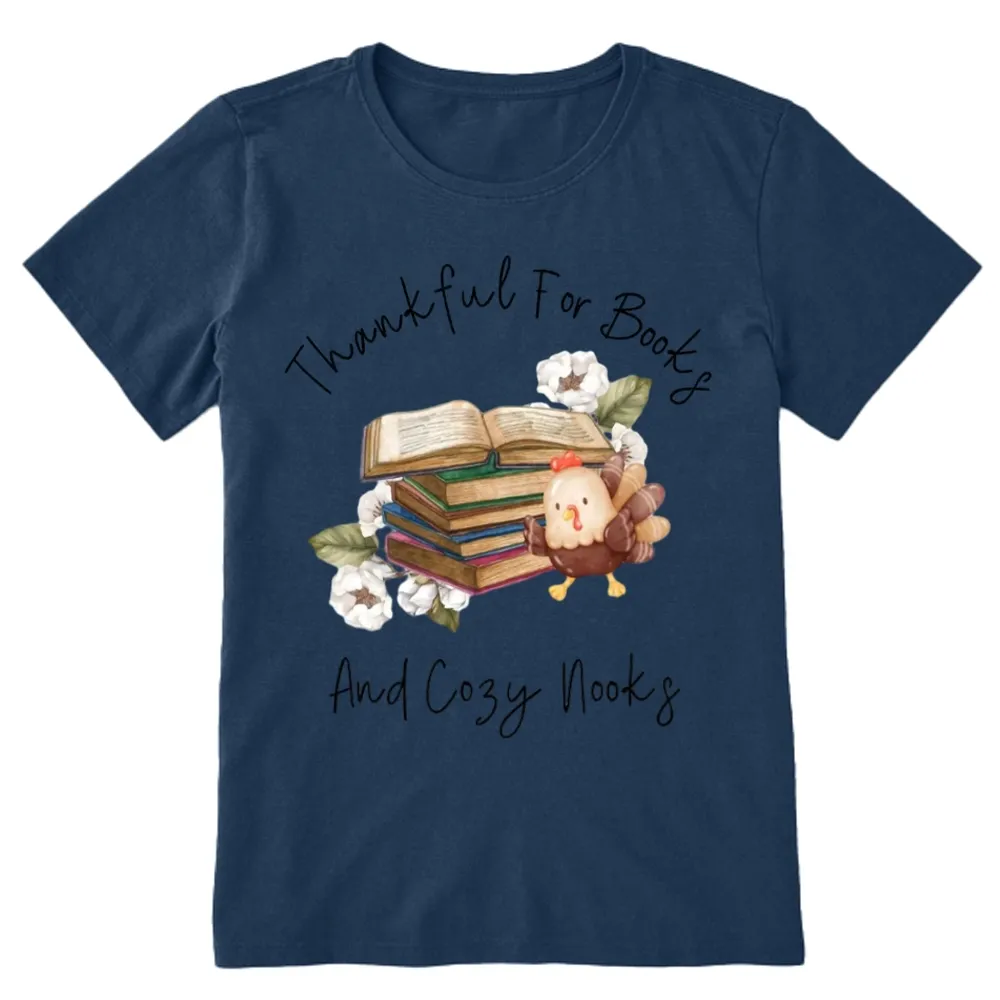 Pagewings Thanksgiving Fall Reading Turkey Unisex Classic T-shirt