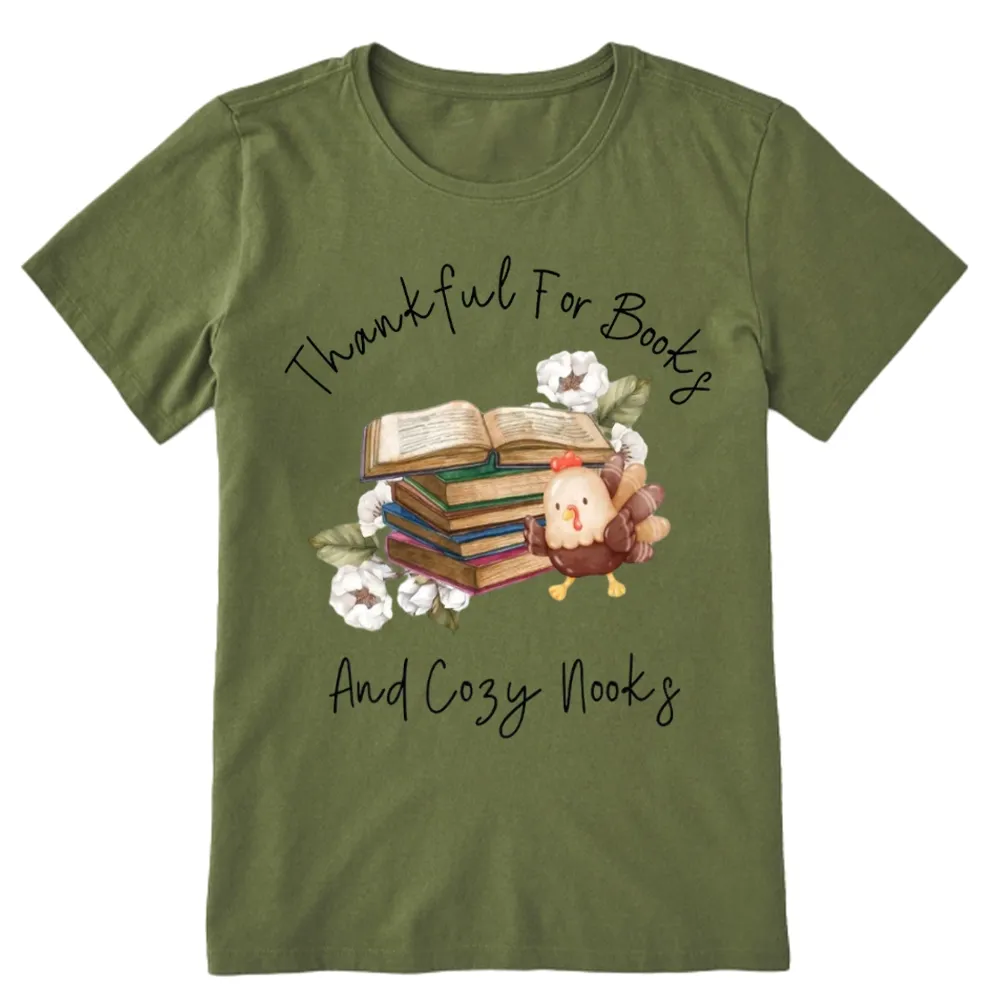 Pagewings Thanksgiving Fall Reading Turkey Unisex Classic T-shirt