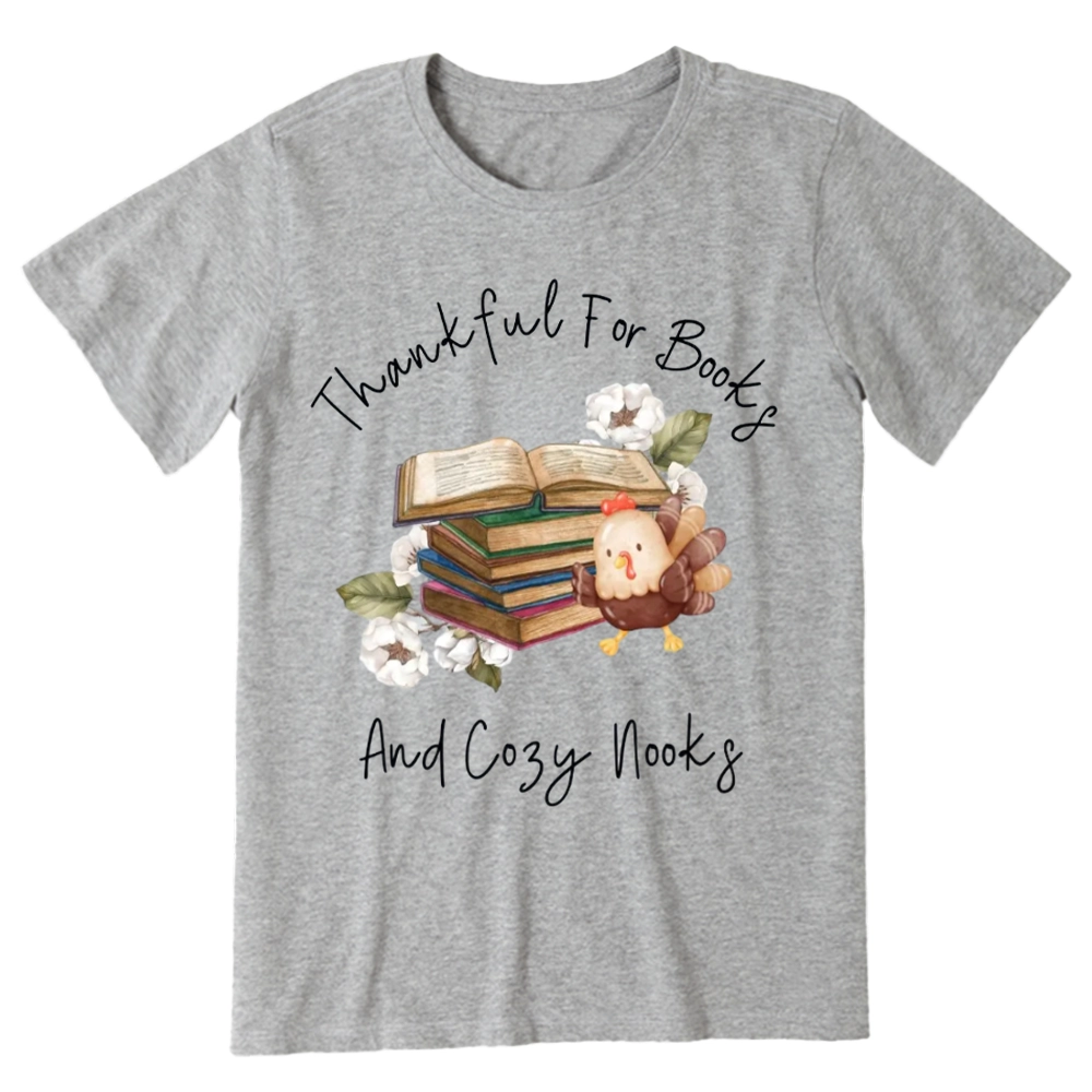 Pagewings Thanksgiving Fall Reading Turkey Unisex Classic T-shirt