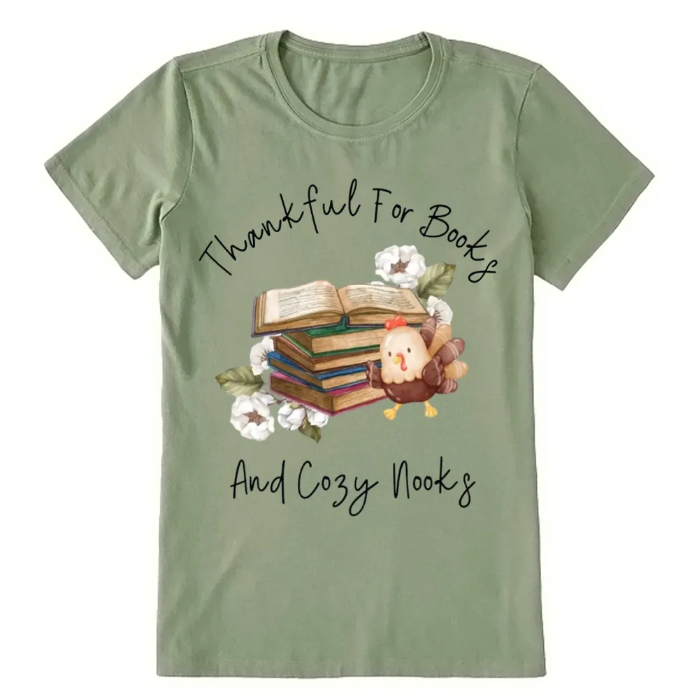 Pagewings Thanksgiving Fall Reading Turkey Unisex Classic T-shirt