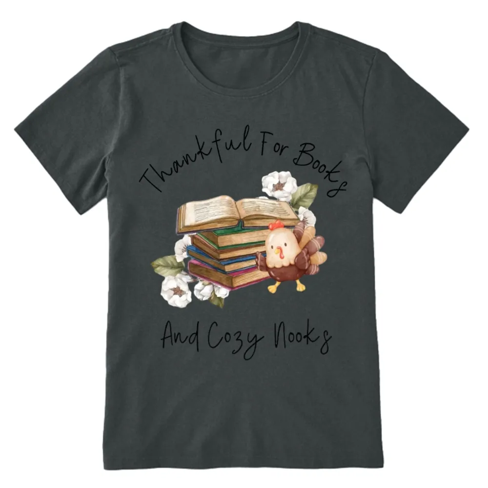 Pagewings Thanksgiving Fall Reading Turkey Unisex Classic T-shirt