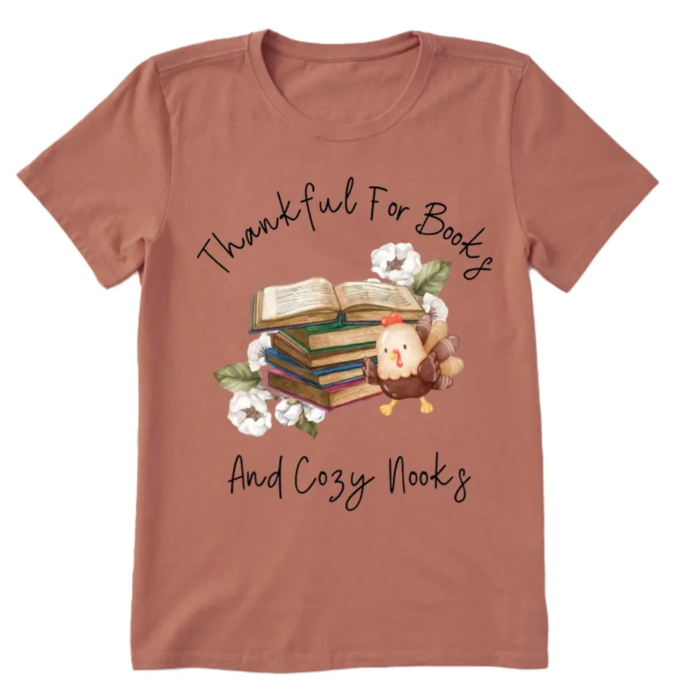 Pagewings Thanksgiving Fall Reading Turkey Unisex Classic T-shirt