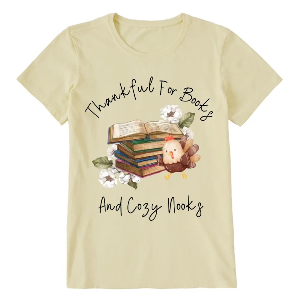 Pagewings Thanksgiving Fall Reading Turkey Unisex Classic T-shirt
