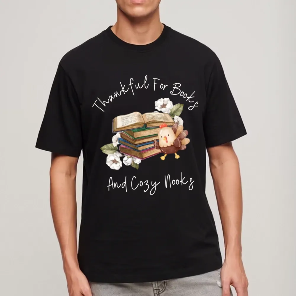 Pagewings Thanksgiving Fall Reading Turkey Unisex Classic T-shirt
