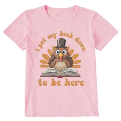 Pagewings Funny Thanksgiving Book Unisex Classic T-shirt