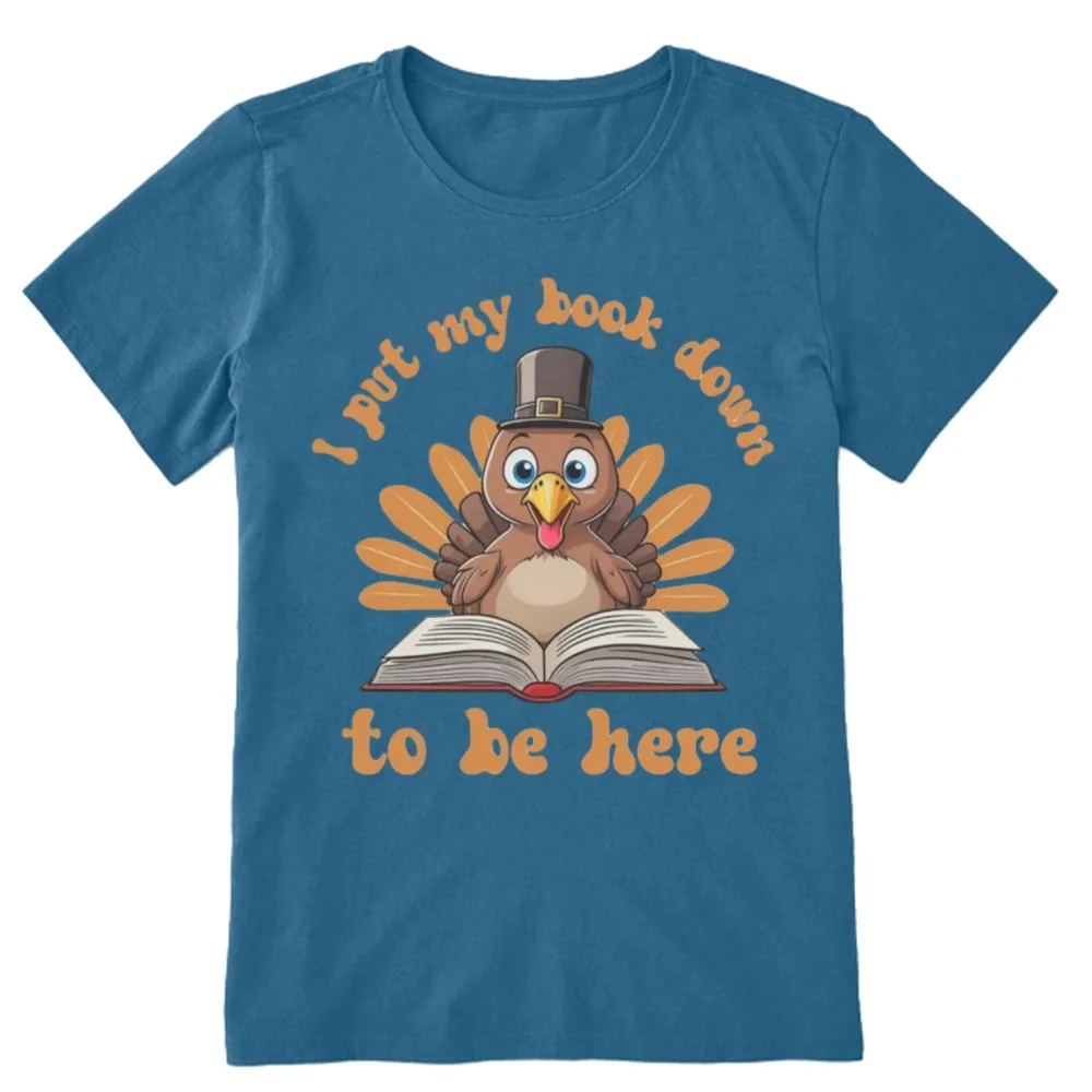 Pagewings Funny Thanksgiving Book Unisex Classic T-shirt