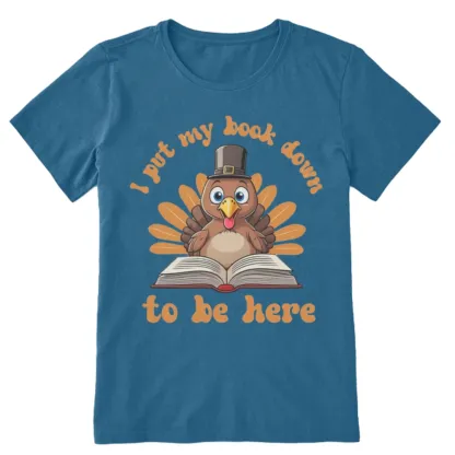 Pagewings Funny Thanksgiving Book Unisex Classic T-shirt
