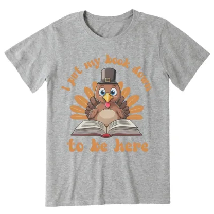 Pagewings Funny Thanksgiving Book Unisex Classic T-shirt