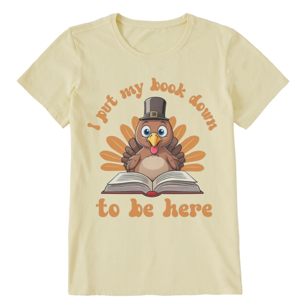 Pagewings Funny Thanksgiving Book Unisex Classic T-shirt