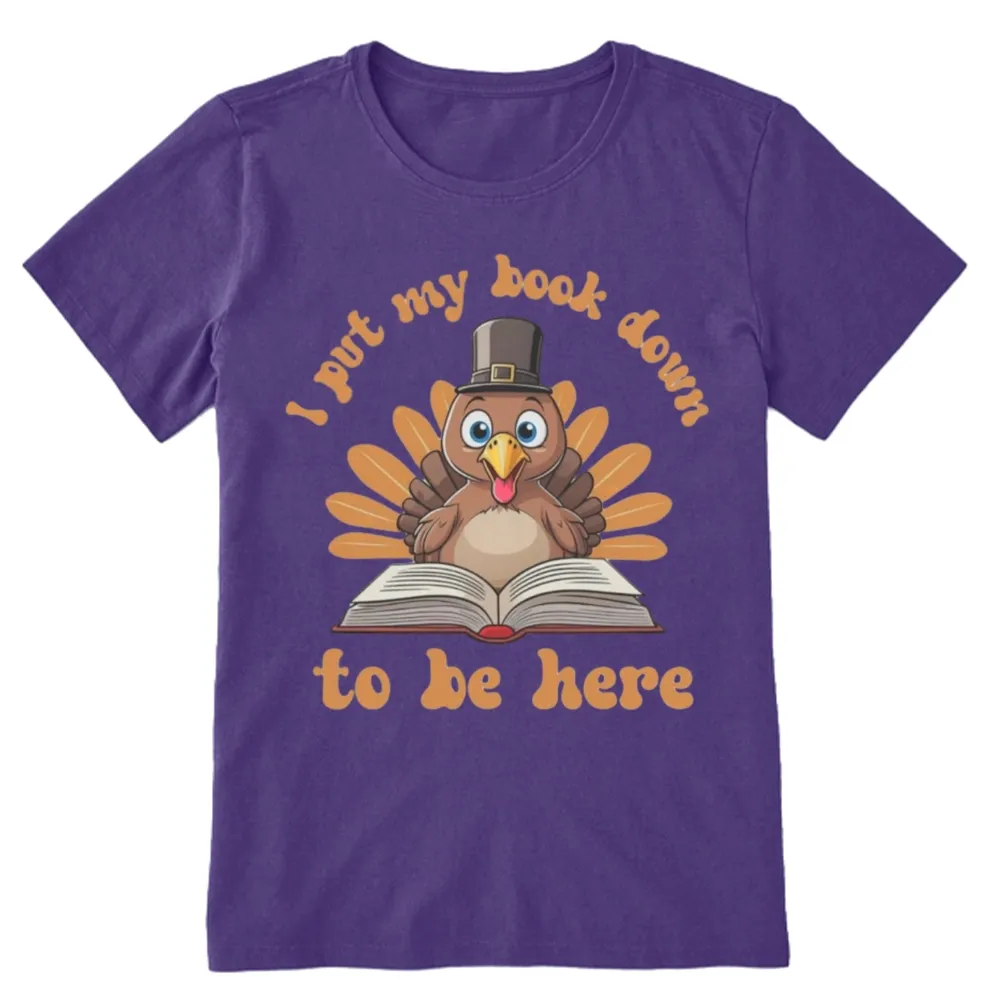 Pagewings Funny Thanksgiving Book Unisex Classic T-shirt