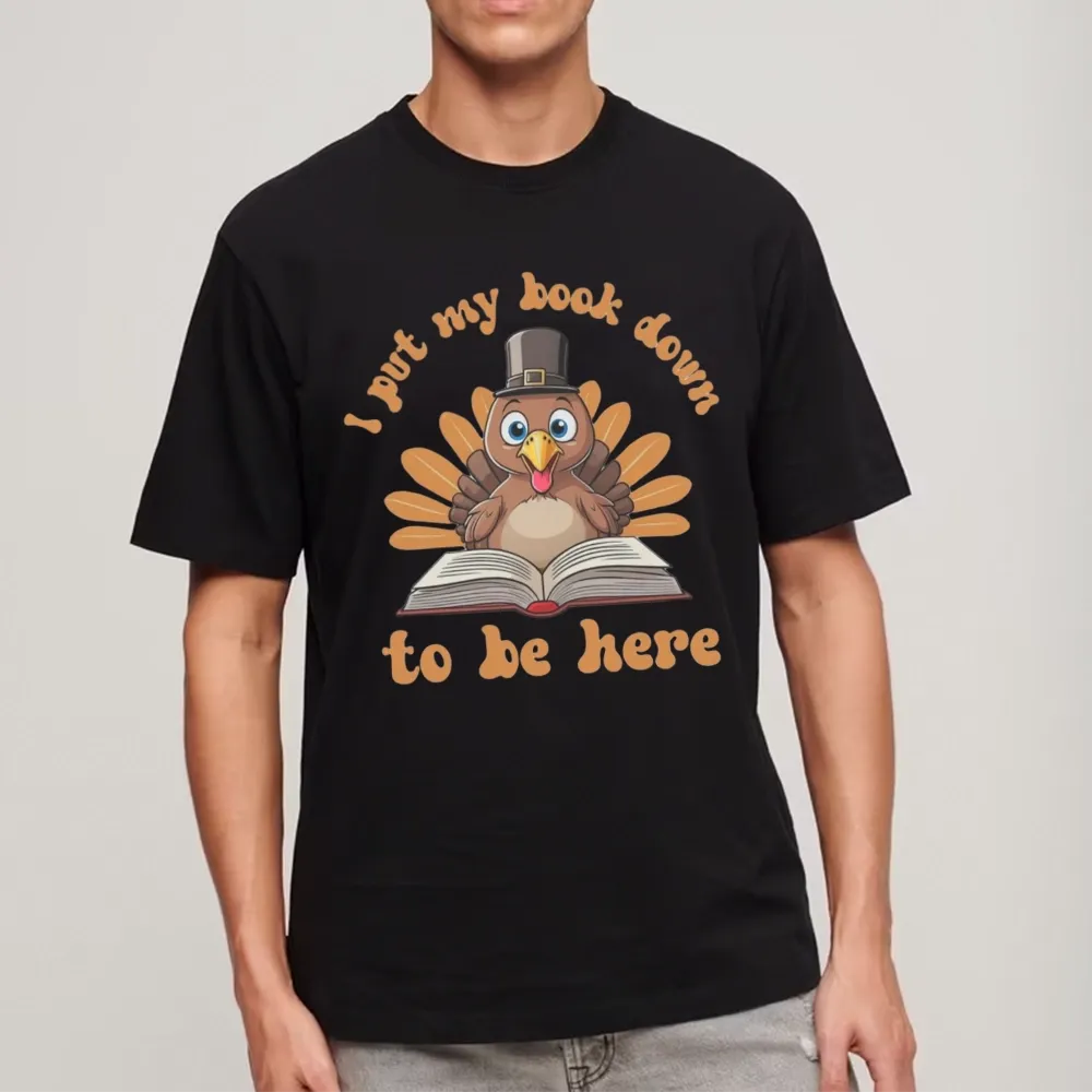 Pagewings Funny Thanksgiving Book Unisex Classic T-shirt