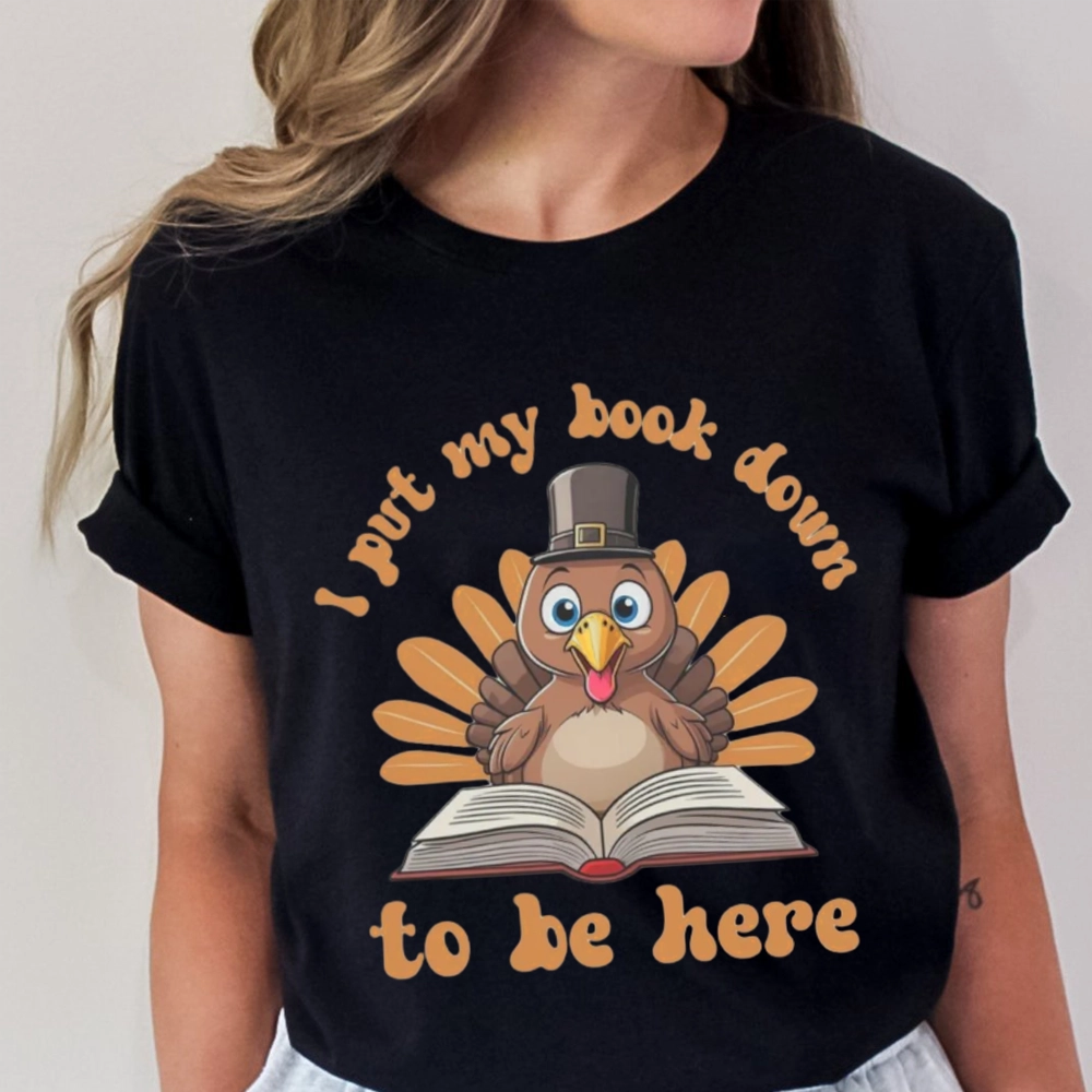 Pagewings Funny Thanksgiving Book Unisex Classic T-shirt