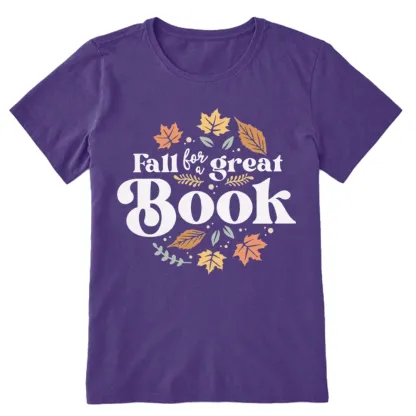 Pagewings Thanksgiving Fall For A Great Book Unisex Classic T-shirt
