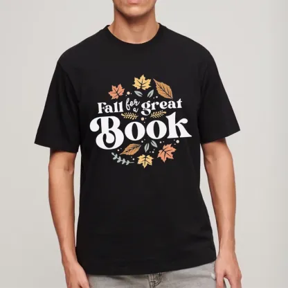Pagewings Thanksgiving Fall For A Great Book Unisex Classic T-shirt