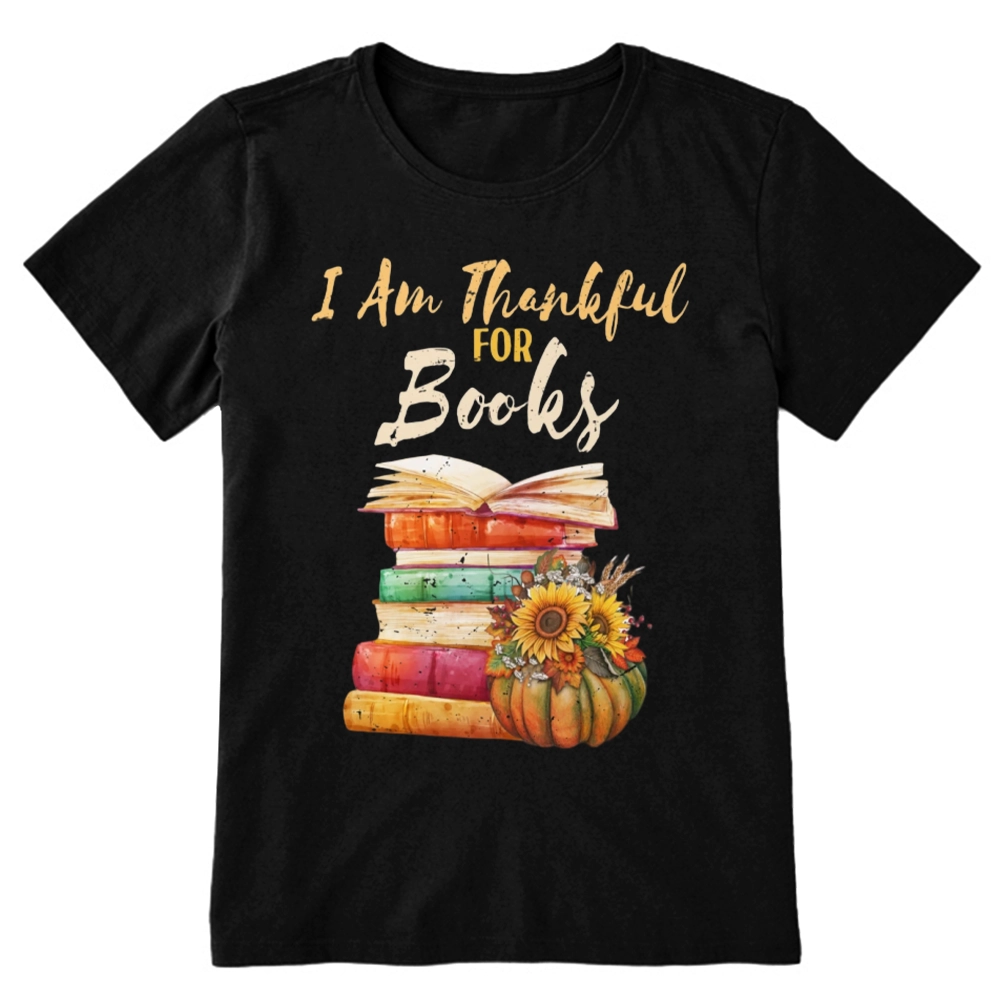 Pagewings Thanksgiving I‘m Thankful For Books Unisex Classic T-shirt