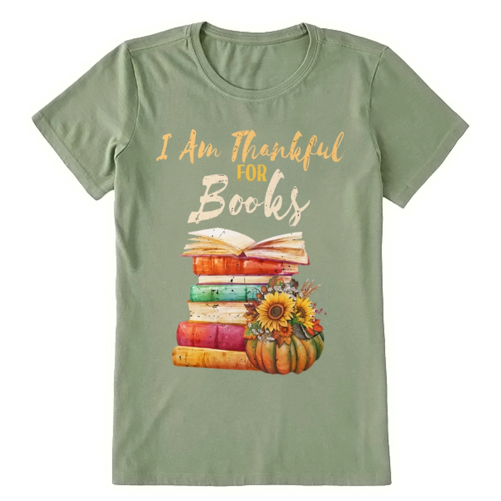 Pagewings Thanksgiving I‘m Thankful For Books Unisex Classic T-shirt