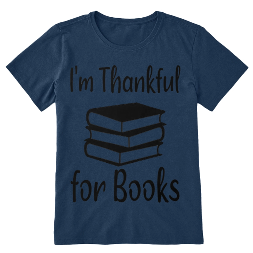Pagewings Thanksgiving I Am Thankful For Books Unisex Classic T-shirt