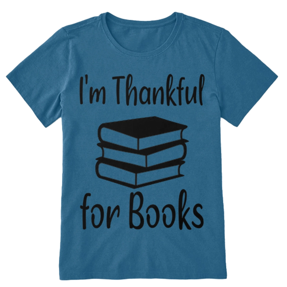 Pagewings Thanksgiving I Am Thankful For Books Unisex Classic T-shirt