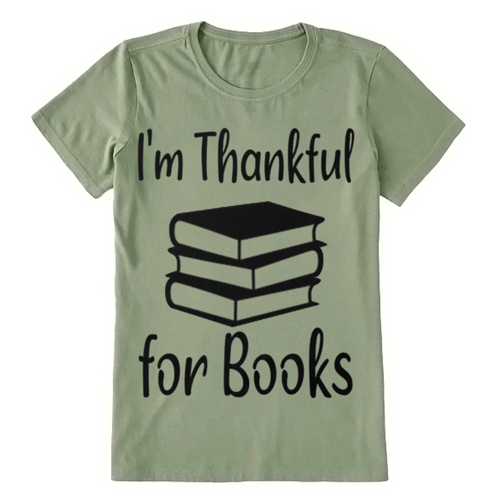 Pagewings Thanksgiving I Am Thankful For Books Unisex Classic T-shirt