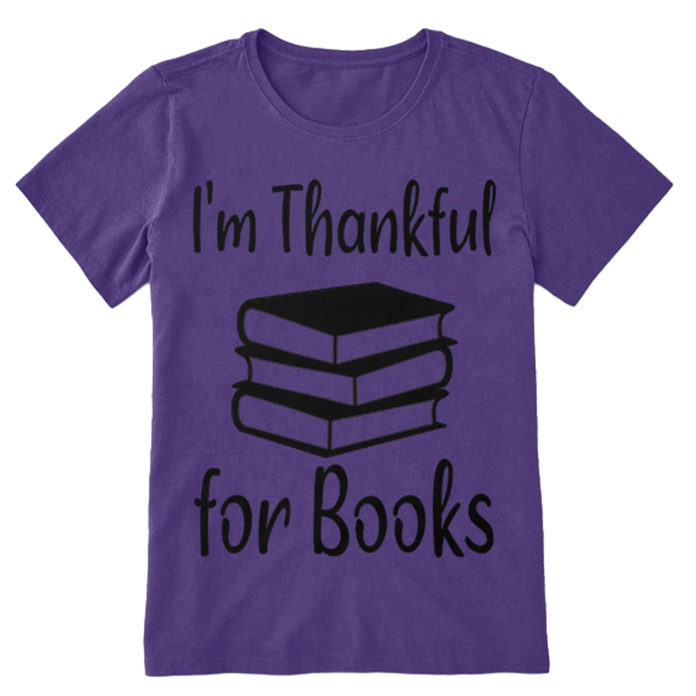 Pagewings Thanksgiving I Am Thankful For Books Unisex Classic T-shirt