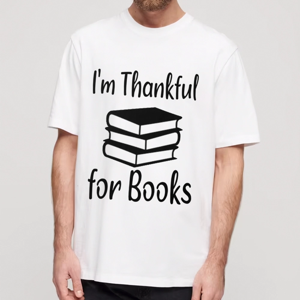 Pagewings Thanksgiving I Am Thankful For Books Unisex Classic T-shirt