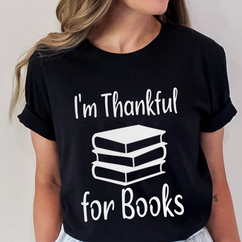 Pagewings Thanksgiving I Am Thankful For Books Unisex Classic T-shirt