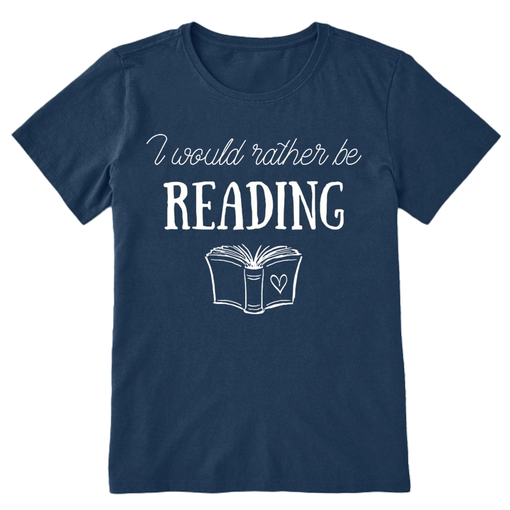 Pagewings I Would Rather Be Reading Unisex Classic T-shirt