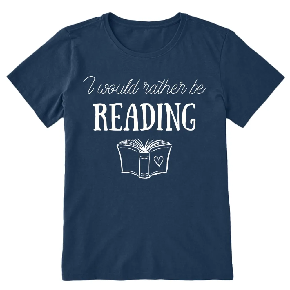 Pagewings I Would Rather Be Reading Unisex Classic T-shirt