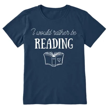 Pagewings I Would Rather Be Reading Unisex Classic T-shirt