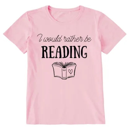 Pagewings I Would Rather Be Reading Unisex Classic T-shirt