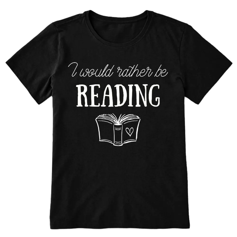 Pagewings I Would Rather Be Reading Unisex Classic T-shirt