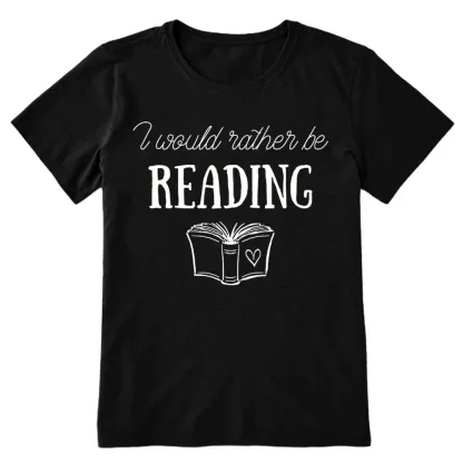 Pagewings I Would Rather Be Reading Unisex Classic T-shirt