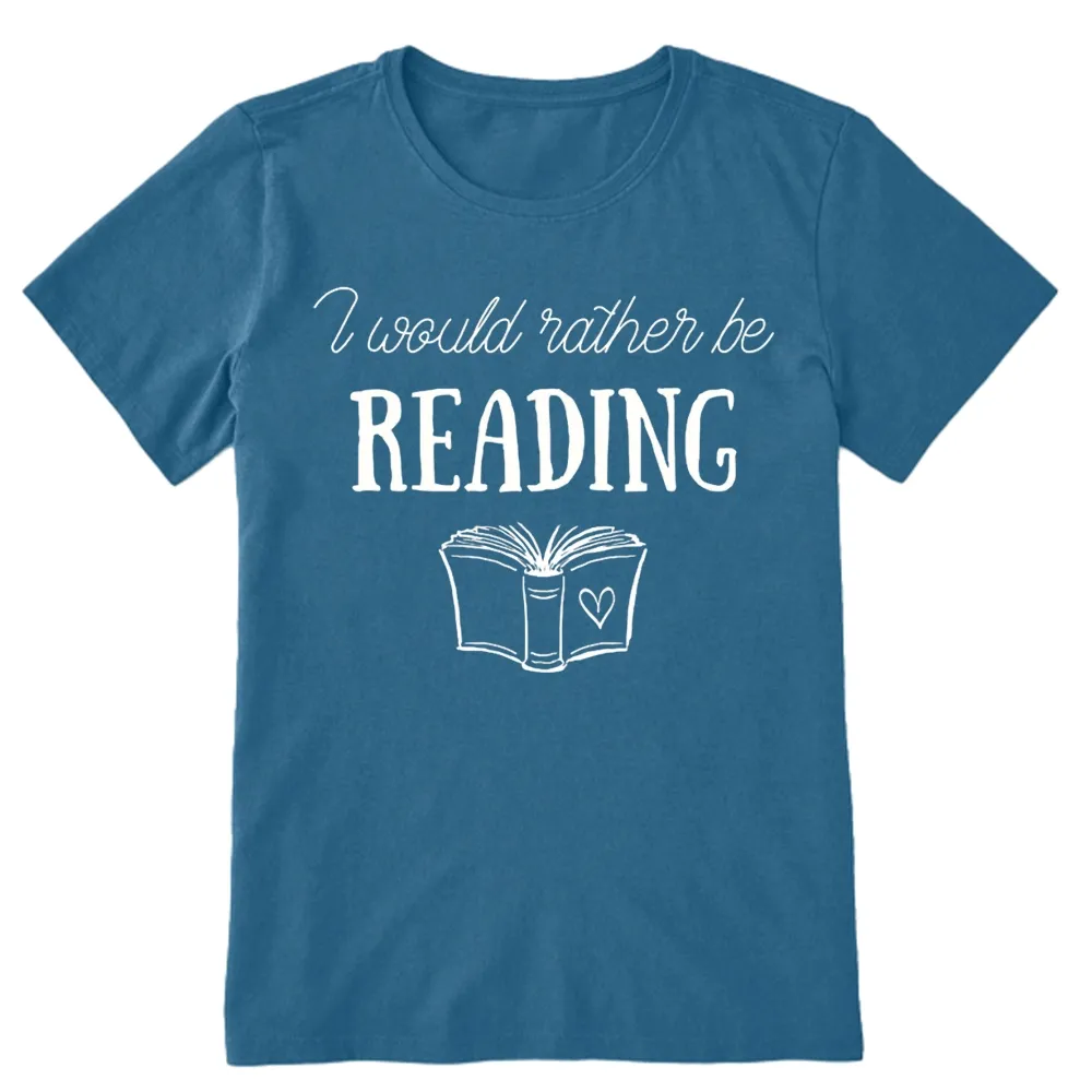 Pagewings I Would Rather Be Reading Unisex Classic T-shirt