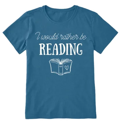 Pagewings I Would Rather Be Reading Unisex Classic T-shirt