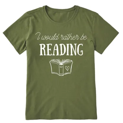 Pagewings I Would Rather Be Reading Unisex Classic T-shirt
