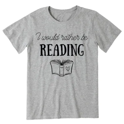 Pagewings I Would Rather Be Reading Unisex Classic T-shirt