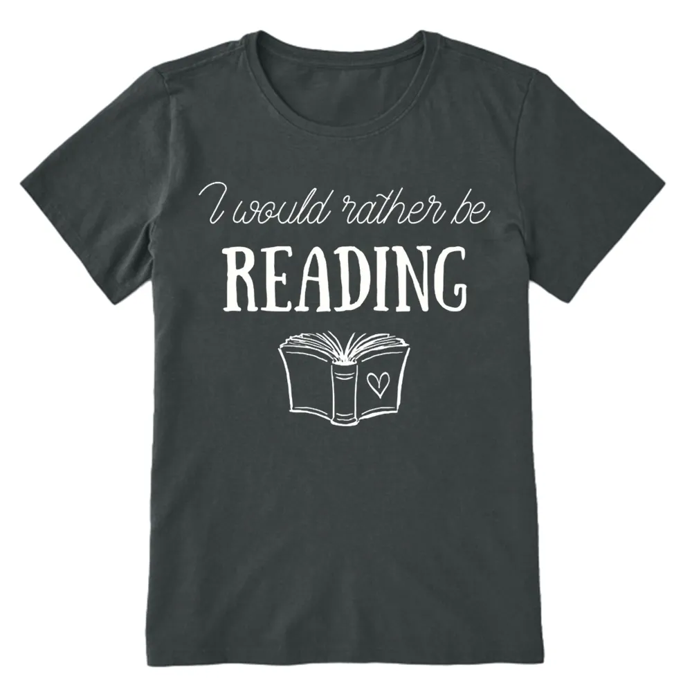 Pagewings I Would Rather Be Reading Unisex Classic T-shirt